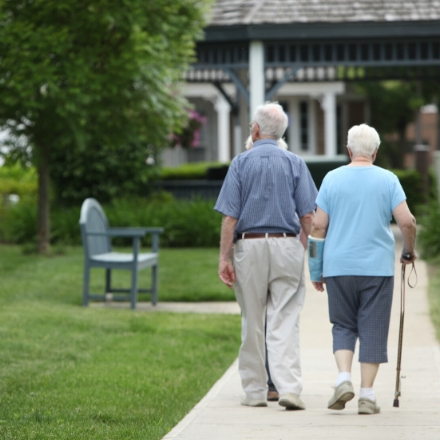 couple walking hand in hand